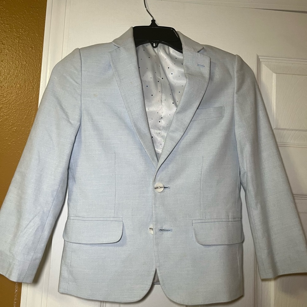 Brand new boys suit cloud blue color size 8
